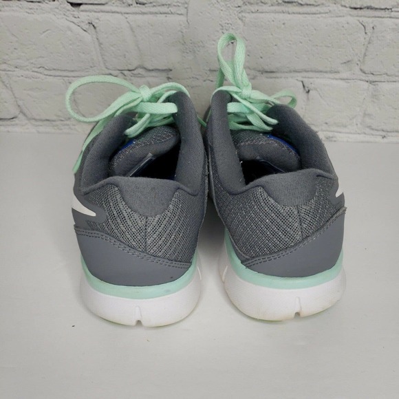 NIKE Flex Experience 3 Running Shoes 652853-013 Women's Size 7 Gray Aqua - Picture 4 of 7